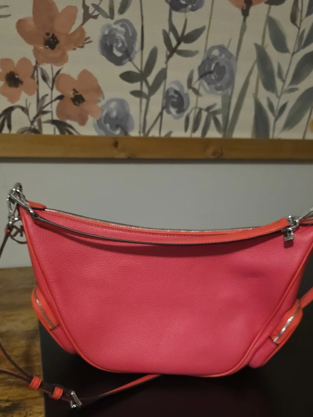 Michael Kors Merritt Medium Convertible- Hibiscus